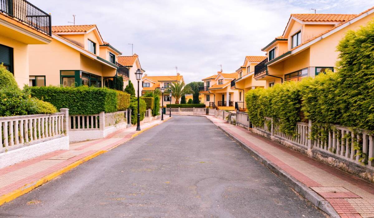 Residential community aerial